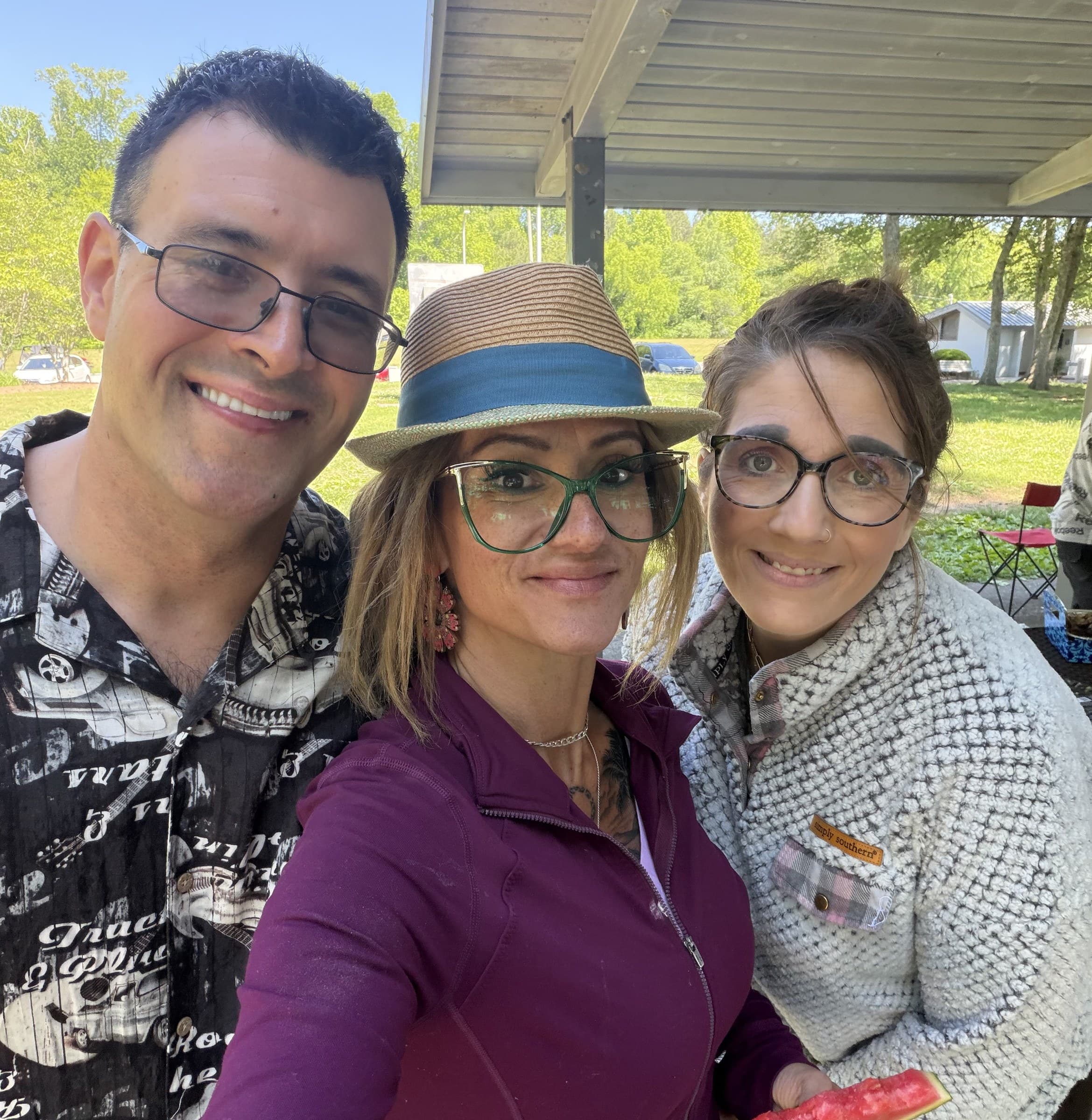 Stacey Cordero, Kahala Jennings, and Justin Jennings together at a Kealoha Ministries gathering